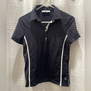 Walter Genuin black and white golf polo shirt women’s
Medium